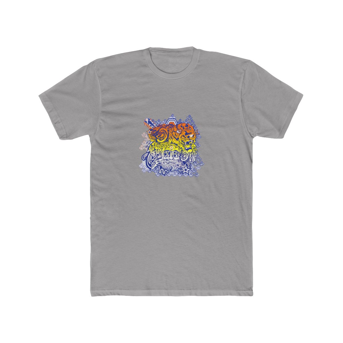 Jerry Garcia/Grateful Dead T Shirt- Jerry with Tigers soft style T Shirt - Marlon Lundgren Garcia official t-shirts merch